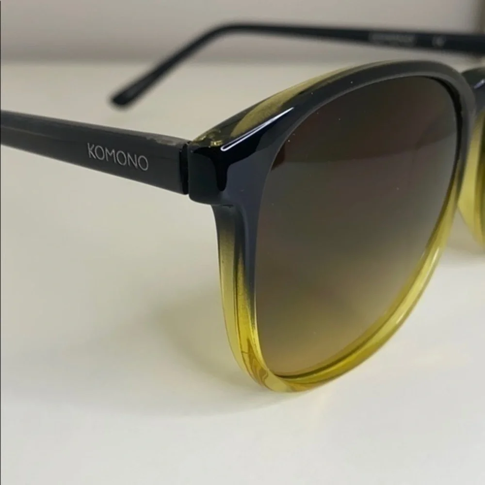 Komono Urkel Black/ Yellow New Sunglasses